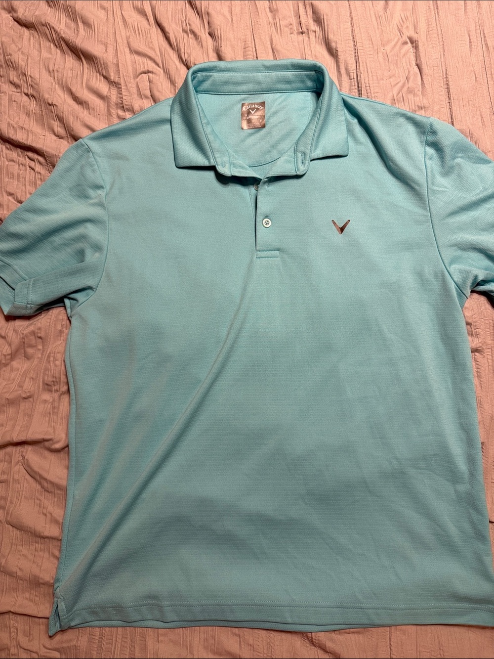 Callaway Light Aqua Polo Shirt
